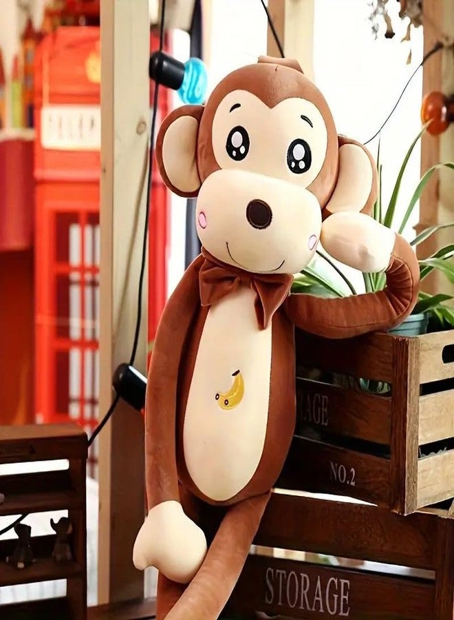 Tickles Monkey Soft Stuffed Plush Animal Toy for Kids Boys & Girls Birthday Gift (Color: Brown Size: 35 cm) - Image 3